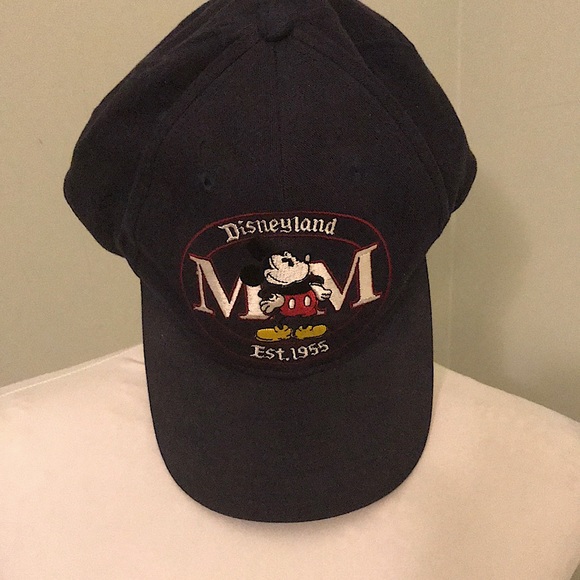 Mickey Mouse Navy Baseball Hat VTG Goofy Hat Co